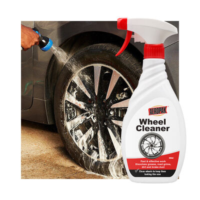Aeropak 500ml Rapidly Dissolving Dirt Wheel Cleaner Car Detailing Chemical Product for Steel Wheels Cleaner & Wash