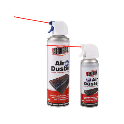 AEROPAK 500ML Eco-friendly ROHS Certified Tinplate Can Packaging Compressed Gas Air Duster Spray for Electronic Cleaning