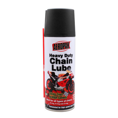AEROPAK High Quality Penetrating Heavy Duty Chain Lube 200ml Aerosol Spray Lubricant Motorcycle Bicycle No Splatter Formula 3