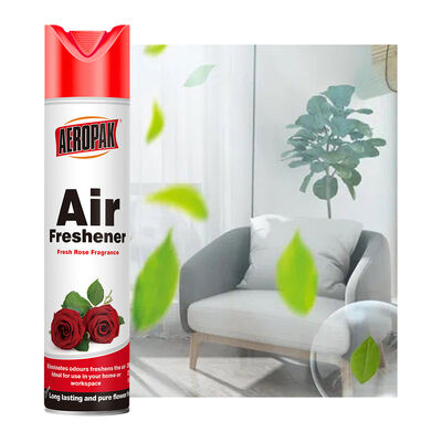 Aeropak 330ml Eco-Friendly Aerosol Rose Scent Air Freshener Spray for Home & Car Indoor Use Long Lasting