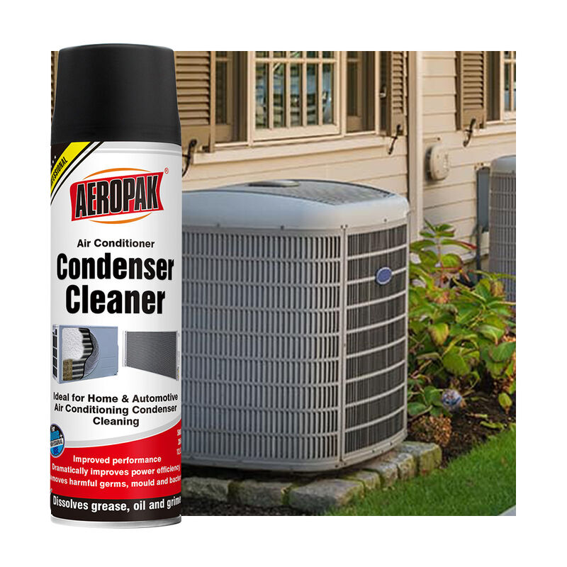 Aeropak 500ML Fast-Acting Aerosol Condenser Cleaner Foam-Type for All Condensers Removes Oil and Dirt