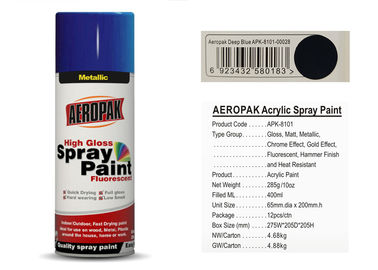 jakość Aerozol marki AEROPAK może natryskiwać farbę z MSDS Deep Blue Color for Car fabryka