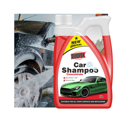 Aeropak 1000 ml Lemon Fragrance Car Wash Liquid Rich Foam Car Shampoo w plastikowej butelce do czyszczenia i usuwania brudu