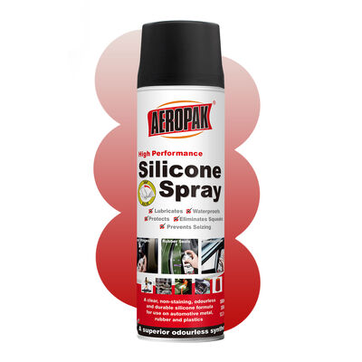 Aeropak 500 ml Aerosol OEM Wysokiej Wydajności Olej Silikonowy Spray Olej Bazowy Stosowanie Przemysłowe Przeciw zużyciu Długa żywotność Przenikający