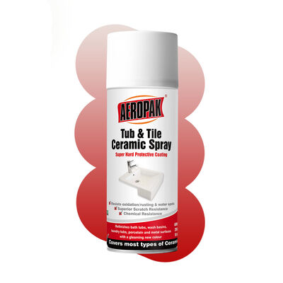 Aeropak 400 ml wodoodporny biały wanny i płytki wykończenie Ceramic Paint Spray