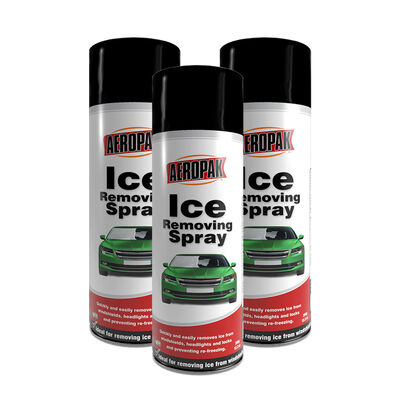 Spray do usuwania lodu z przedniej szyby samochodu na zimę